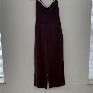 Abercrombie & Fitch Deep Plum Jumpsuit